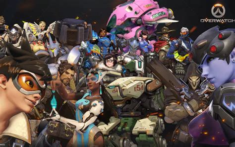  Overwatch:  A Vibrant Celebration of Teamwork and Diverse Heroes!